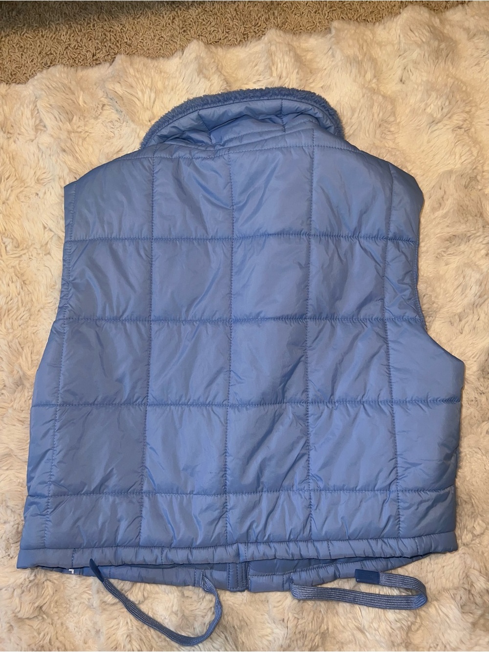 JoyLab Blue Quilted & Sherpa Vest - Picture 3 of 3